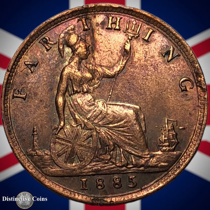 Great Britain 1885 Farthing 1/4d GB4160
