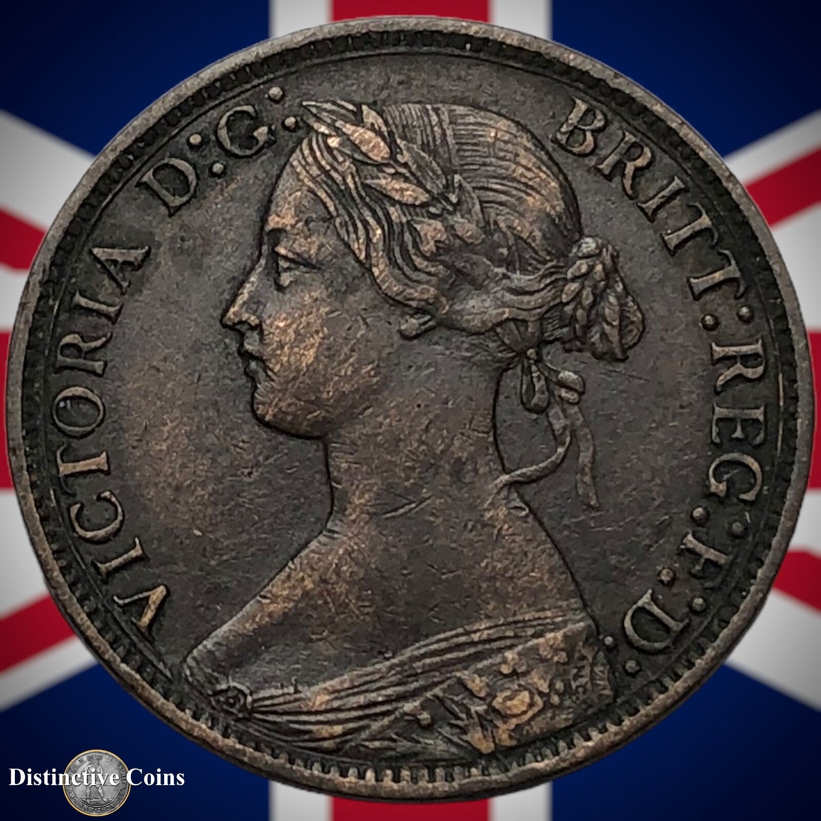Great Britain 1873 Farthing 1/4d GB3680