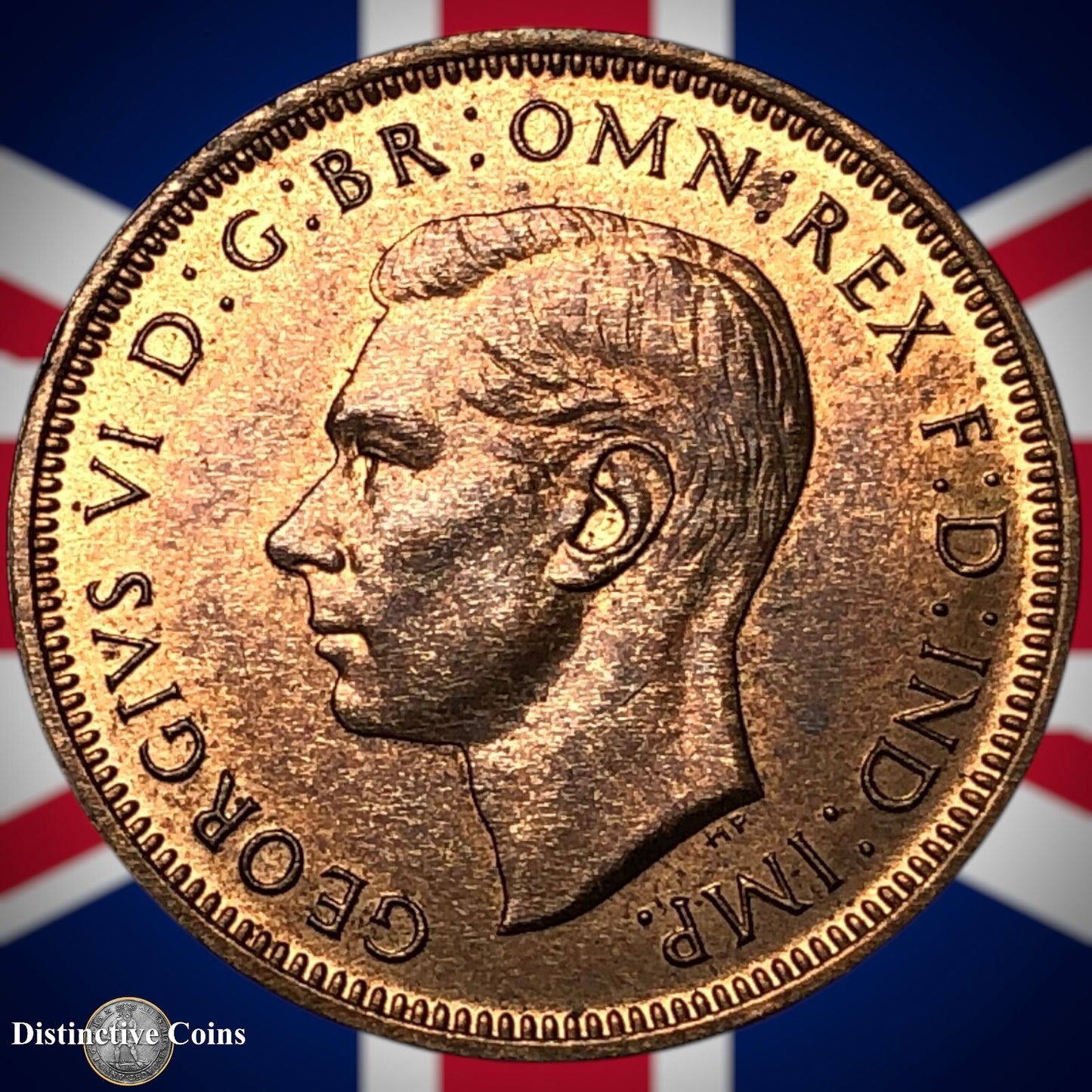 Great Britain 1947 Half Penny 1/2d GB6052