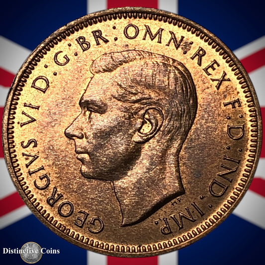 Great Britain 1947 Half Penny 1/2d GB6052