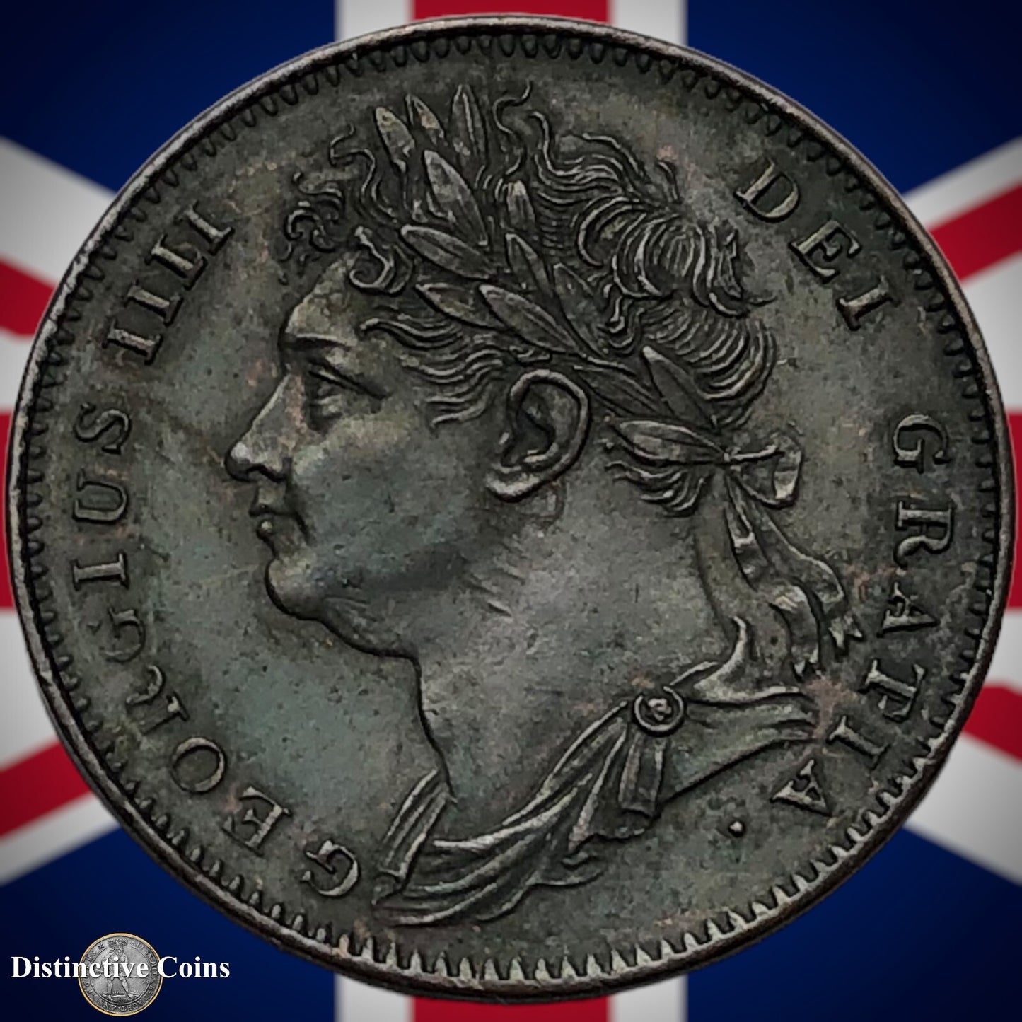 Great Britain 1822 Farthing 1/4d GB3264