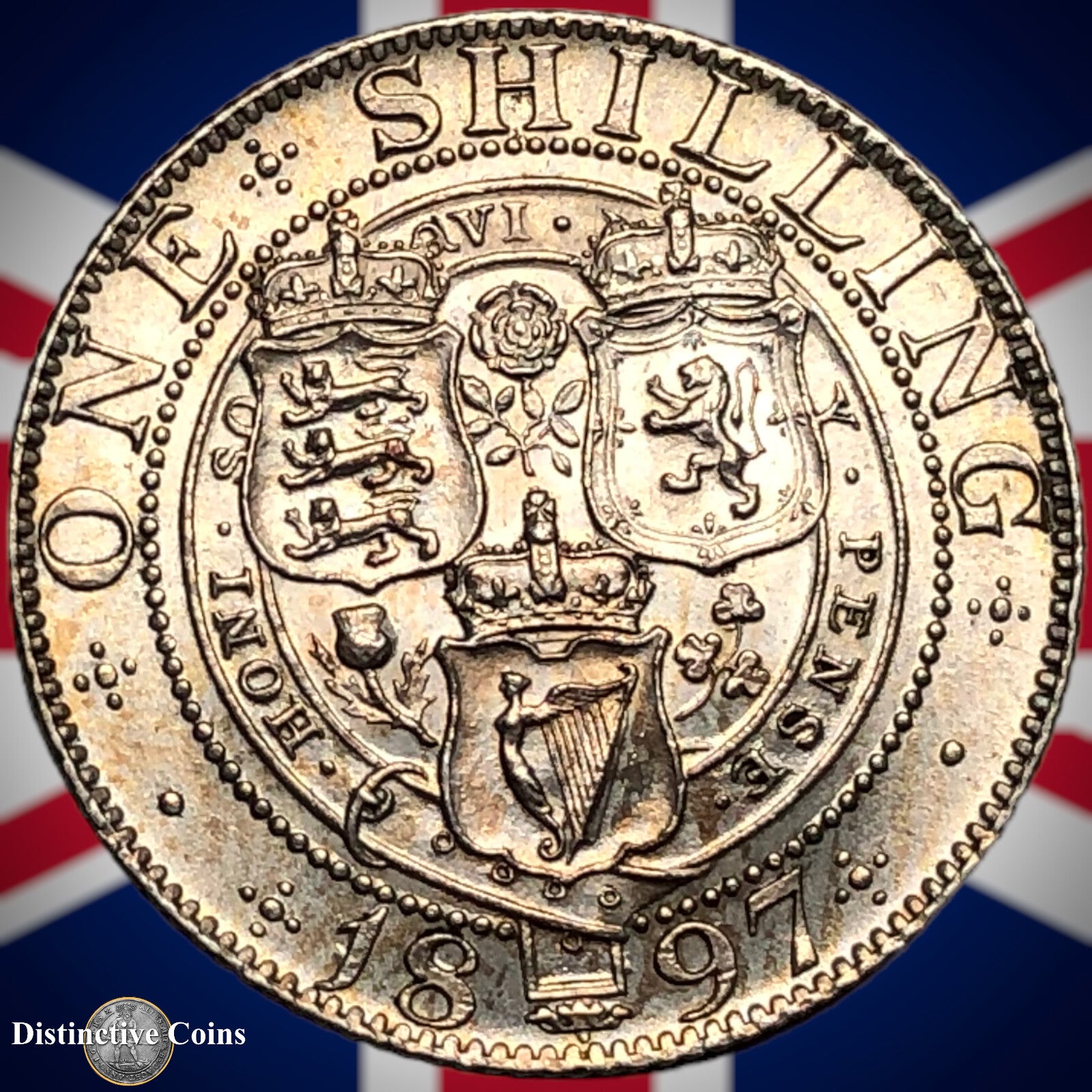 Great Britain 1897 British One Shilling GB0673