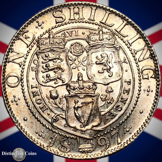 Great Britain 1897 British One Shilling GB0673