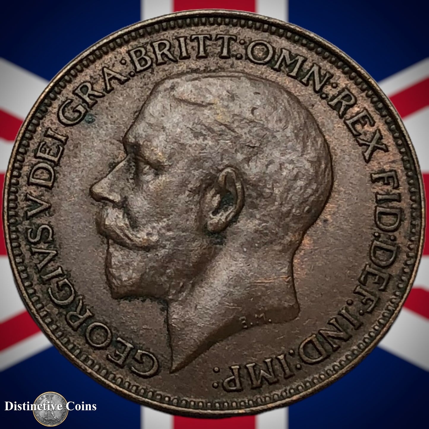 Great Britain 1923 Farthing 1/4d GB4772