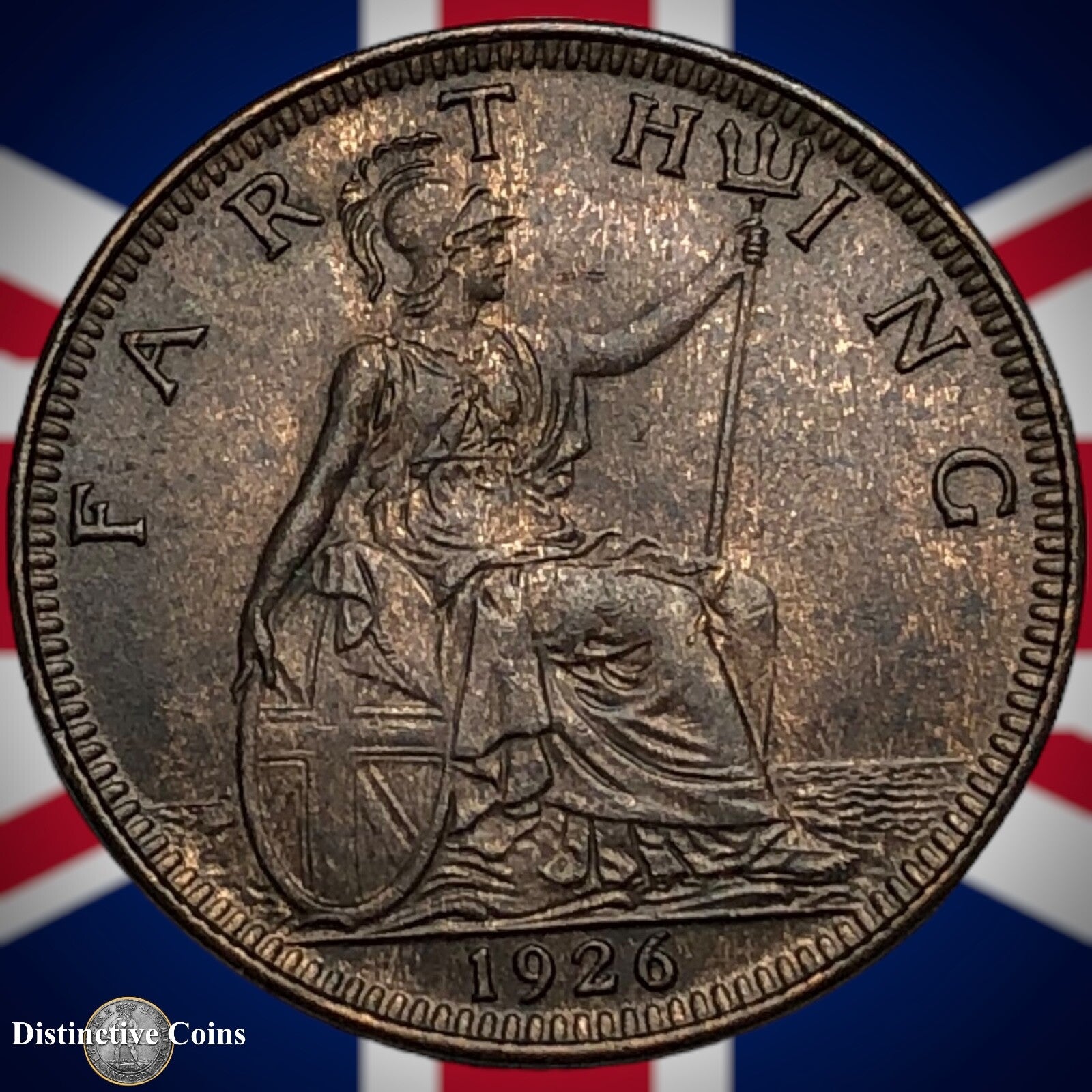 Great Britain 1926 Farthing 1/4d GB4844