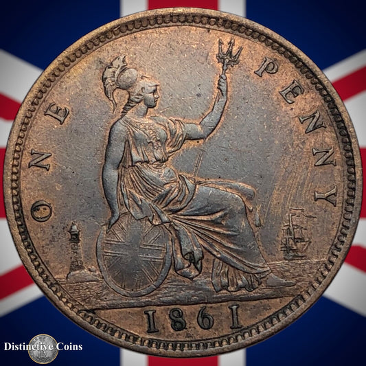 Great Britain 1861 Penny 1d GB6191
