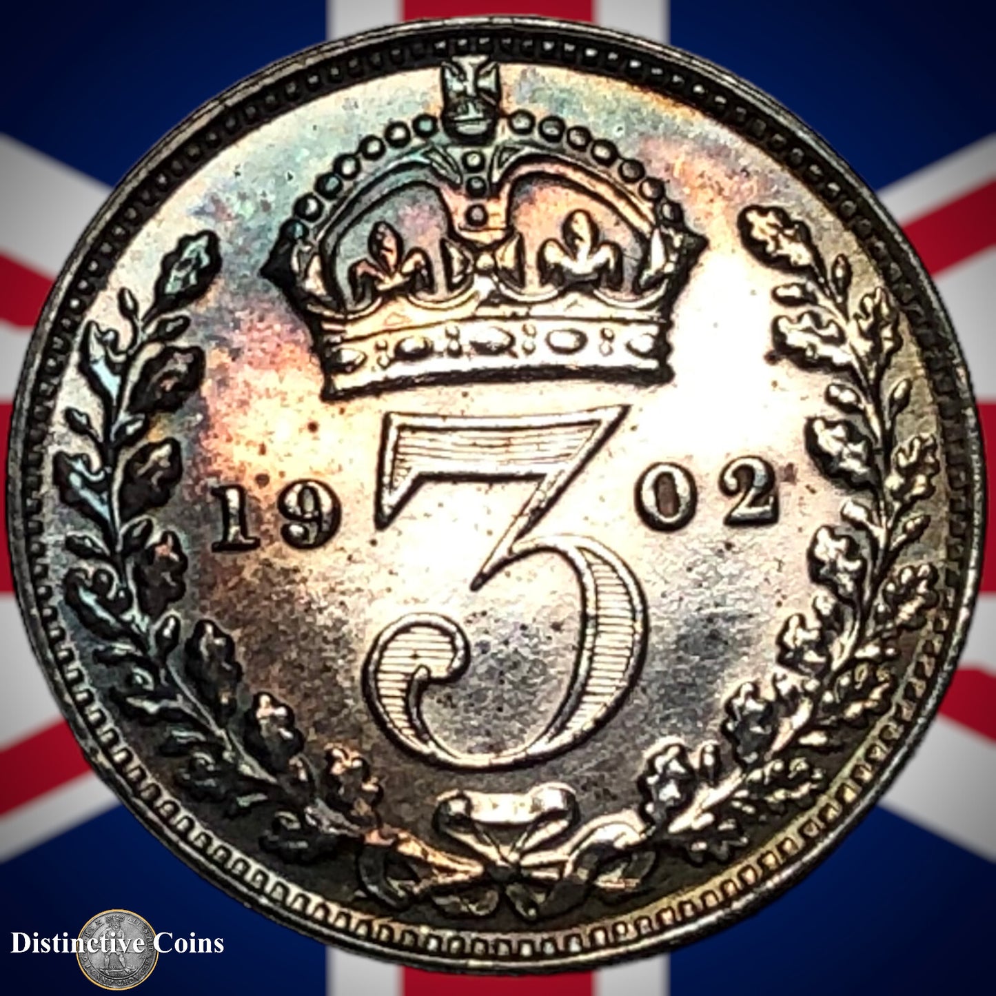 Great Britain 1902 Three Pence GB2090