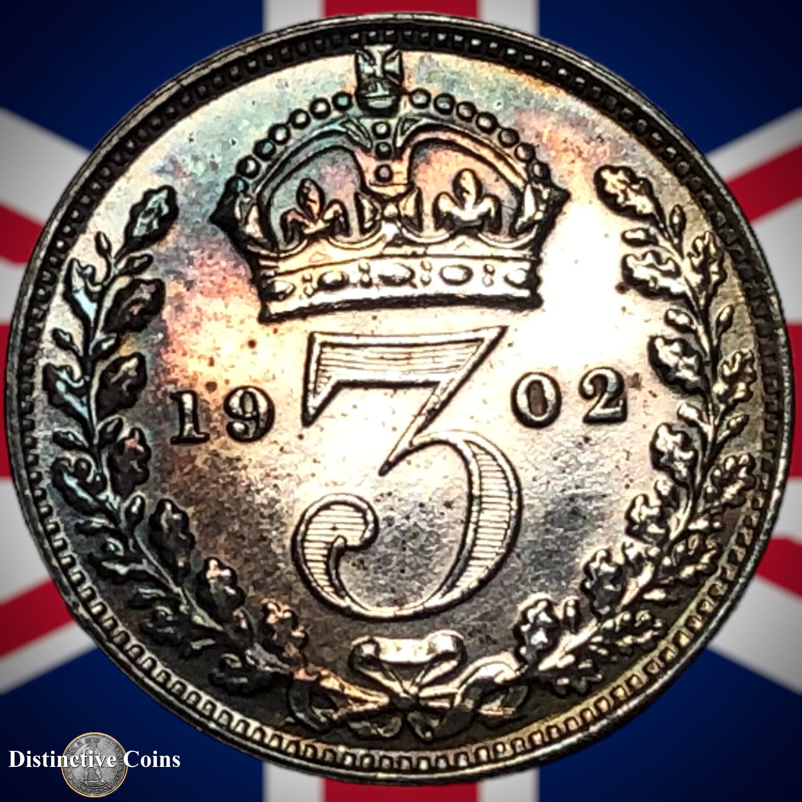 Great Britain 1902 Three Pence GB2090