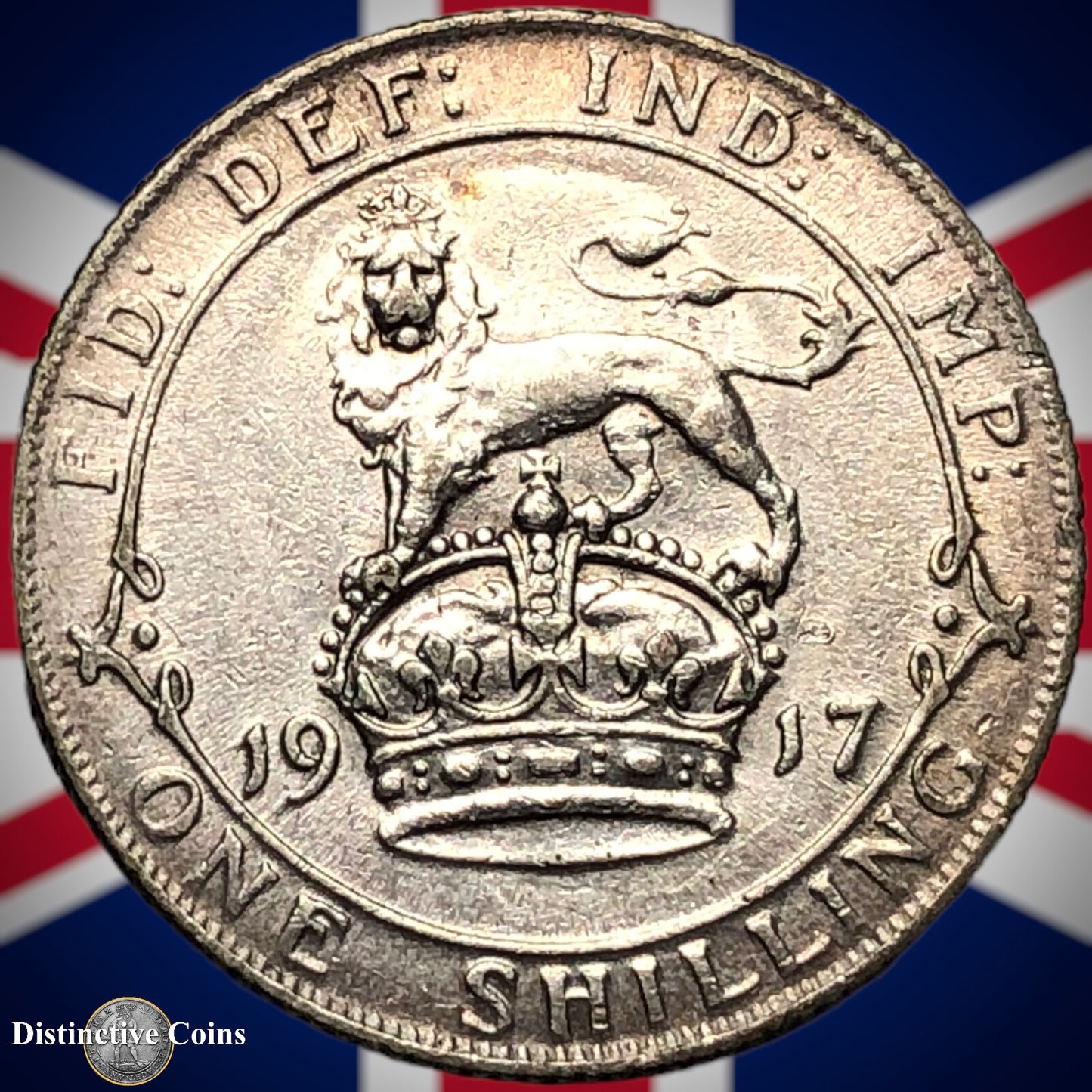 Great Britain 1917 One Shilling GB0990