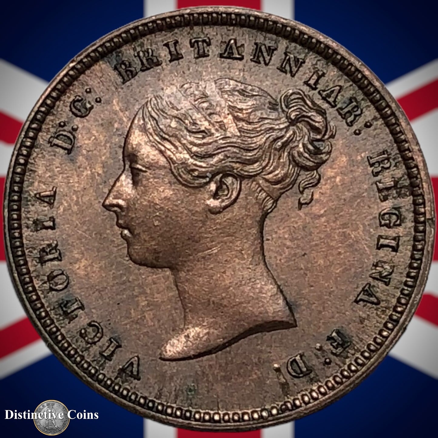 Great Britain 1844 Half Farthing 1/2 Penny GB3126