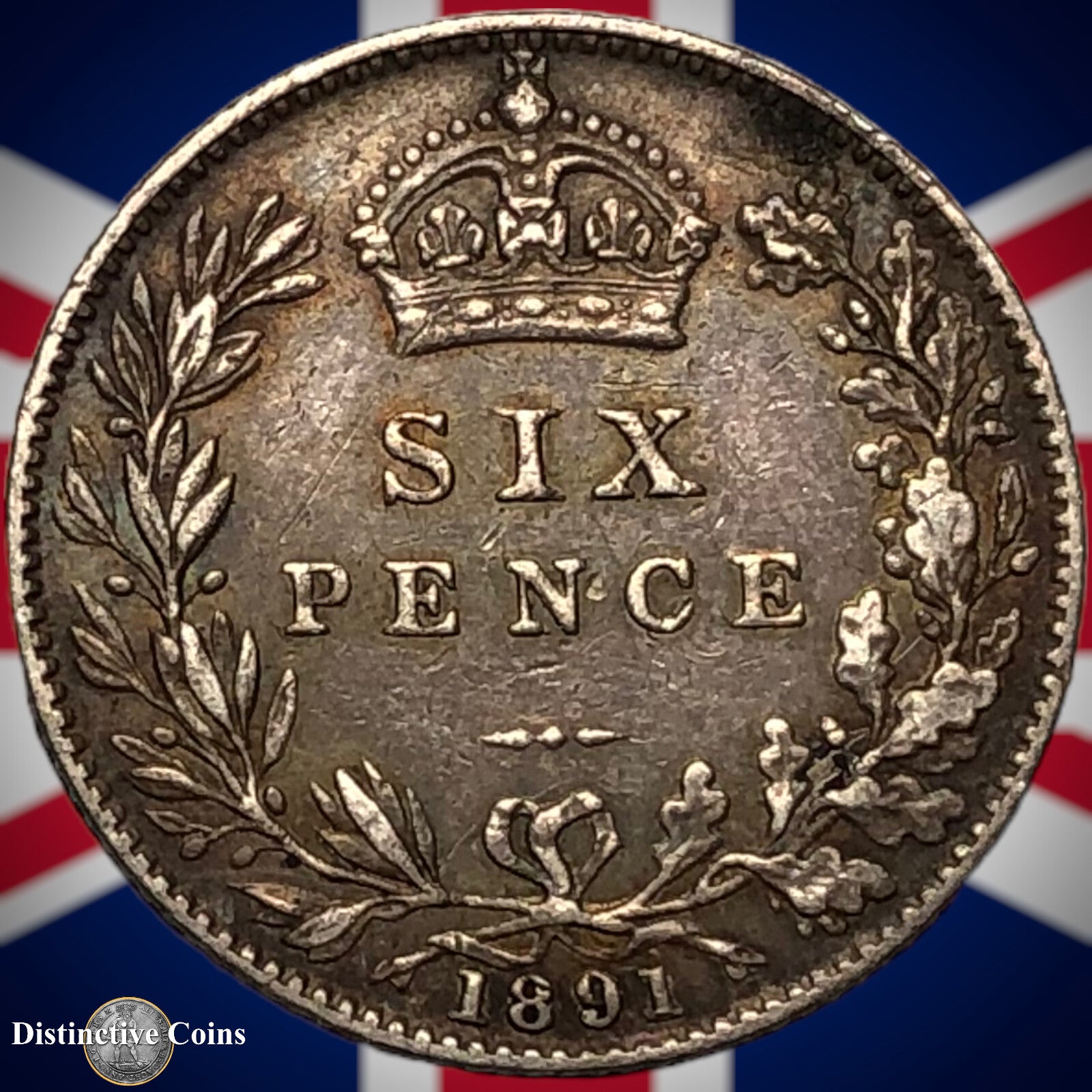 Great Britain 1891 Six Pence GB2757