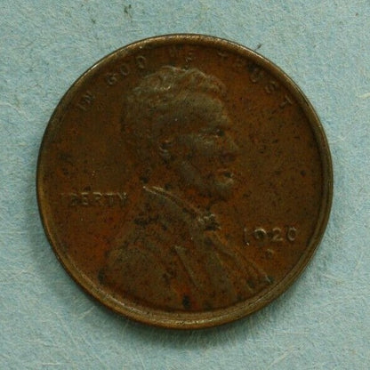 1920 D Lincoln Cent United States U068