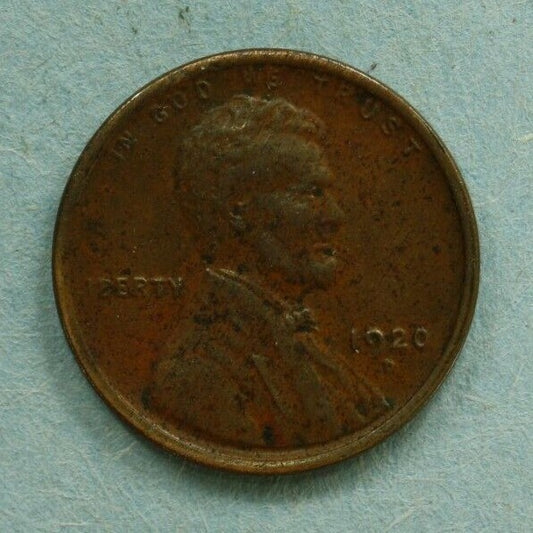 1920 D Lincoln Cent United States U068