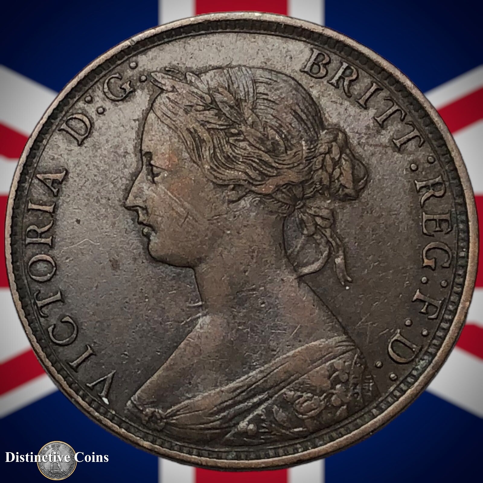 Great Britain 1861 Half Penny 1/2d GB5355