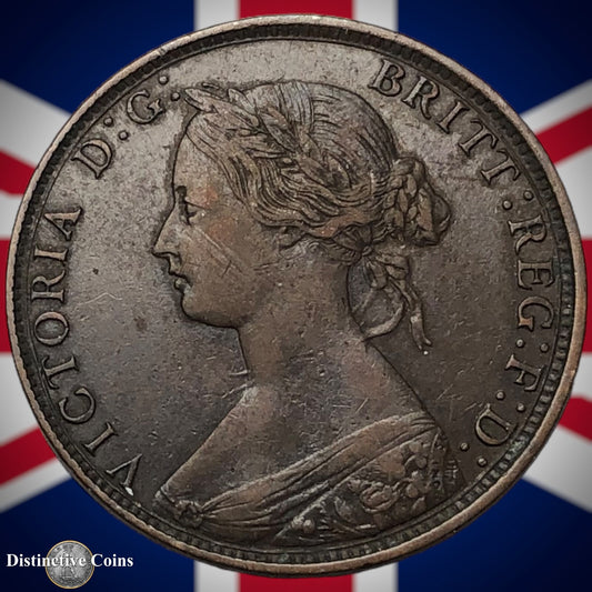 Great Britain 1861 Half Penny 1/2d GB5355