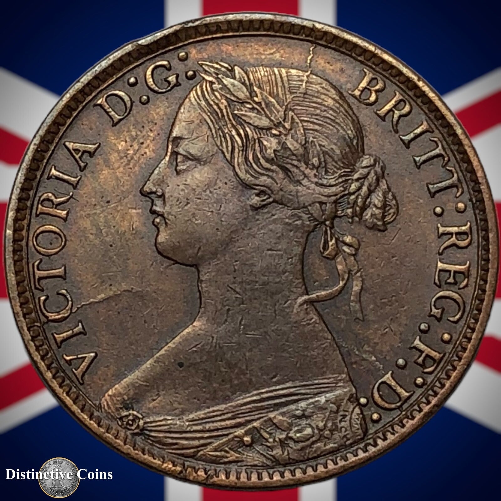 Great Britain 1872 Farthing 1/4d GB3663