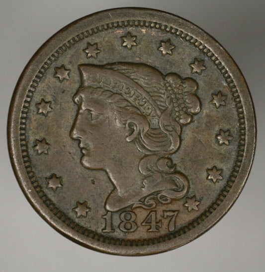 US 1847 Large Cent  A2788