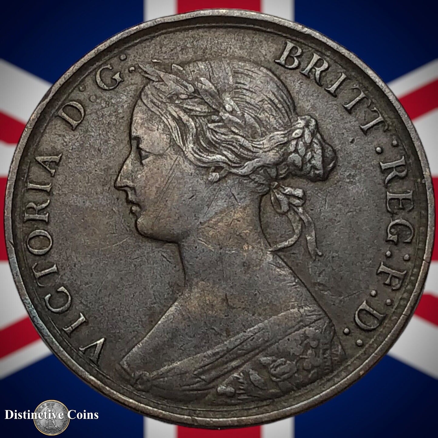 Great Britain 1862 Half Penny 1/2d GB5409