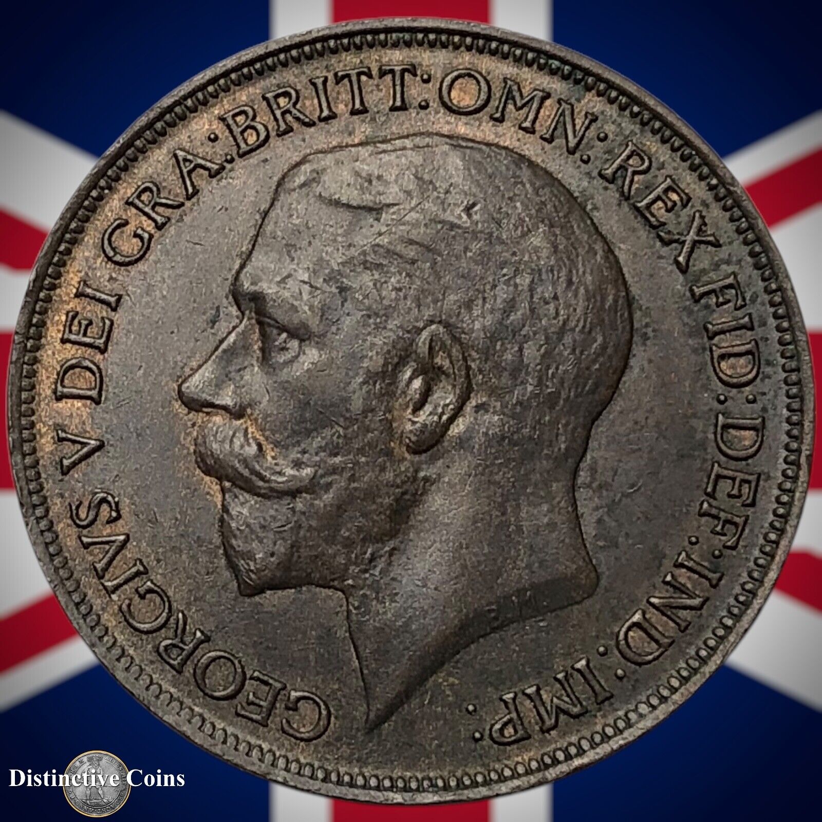 Great Britain 1918 Penny 1d GB6874