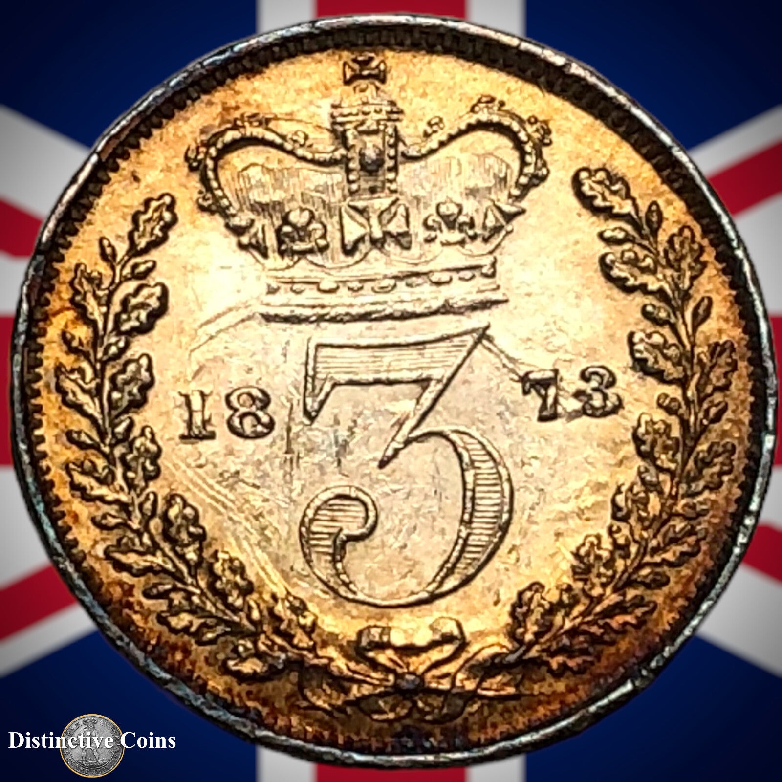 Great Britain 1873 Three Pence GB1861