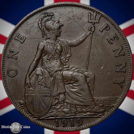 Great Britain 1919 Penny 1d GB6905