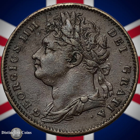 Great Britain 1822 Farthing 1/4d GB3242