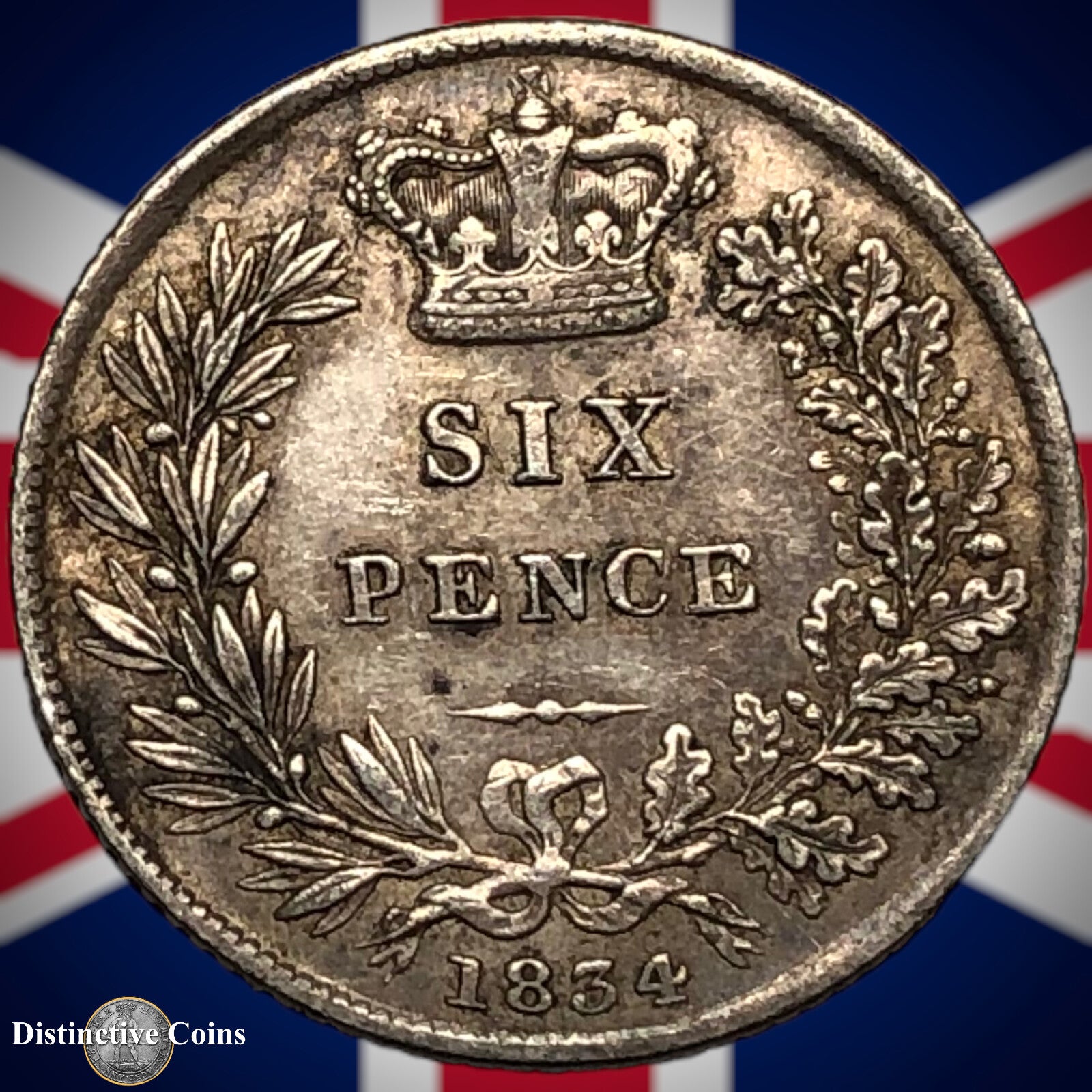 Great Britain 1834 Six Pence GB2574