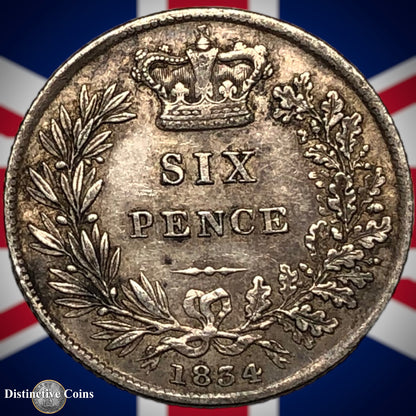 Great Britain 1834 Six Pence GB2574