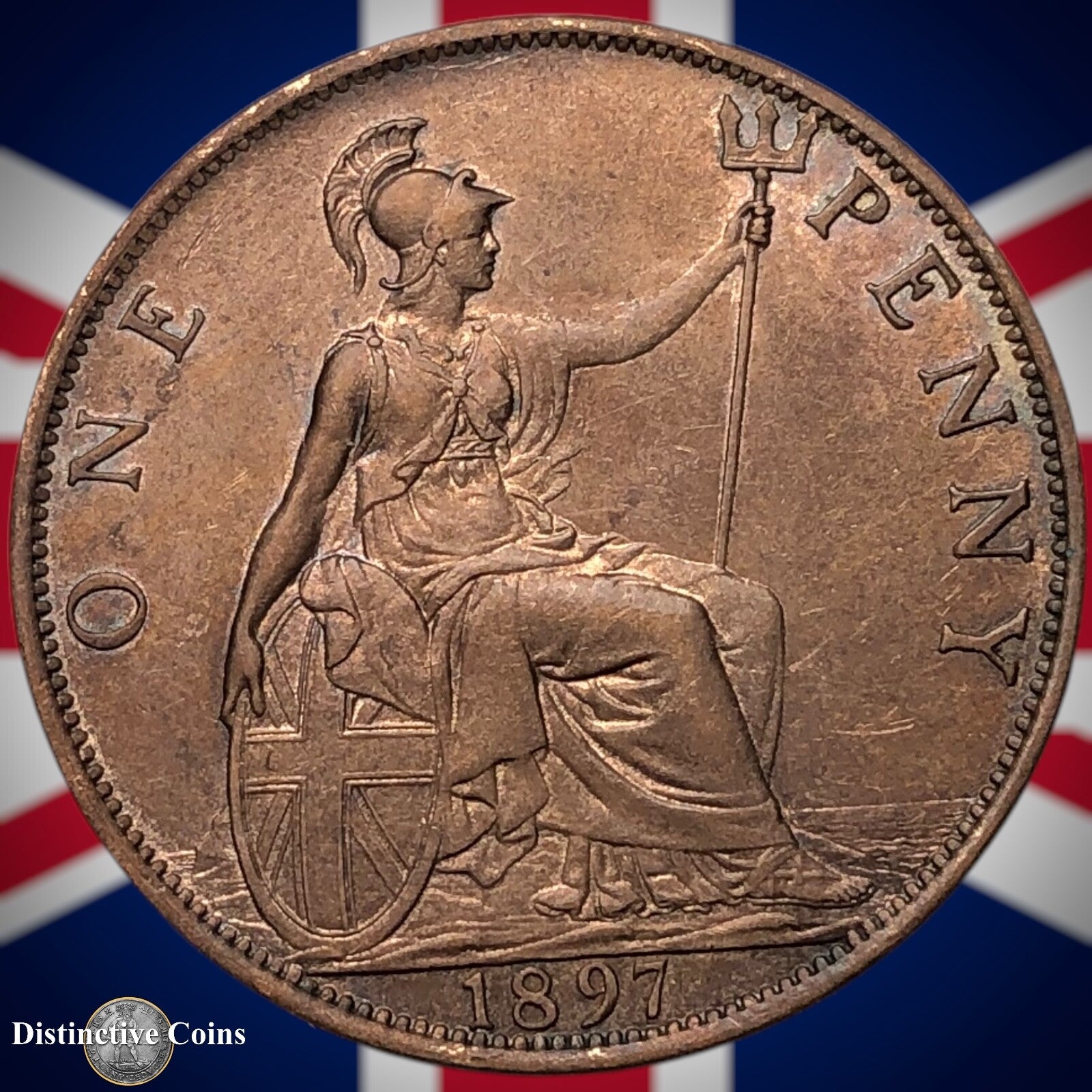 Great Britain 1897 Penny 1d GB6601