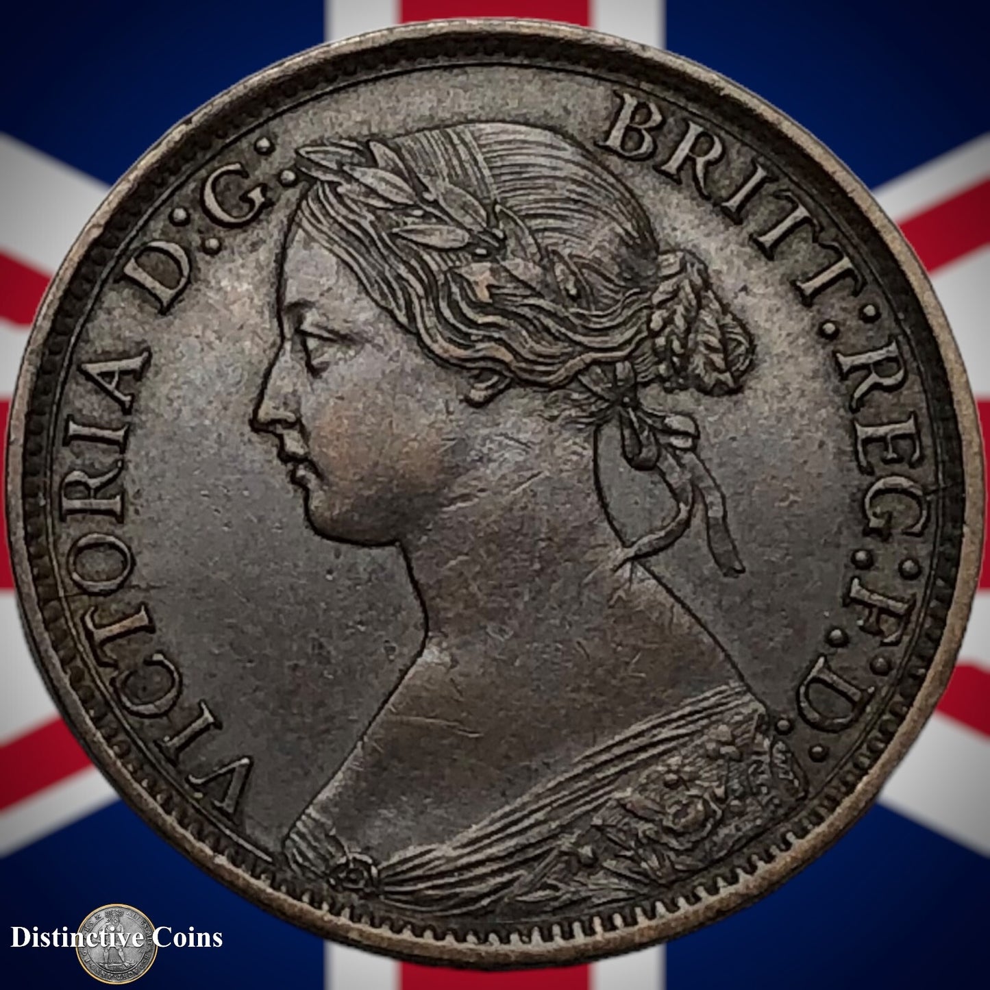 Great Britain 1866 Farthing 1/4d GB3578