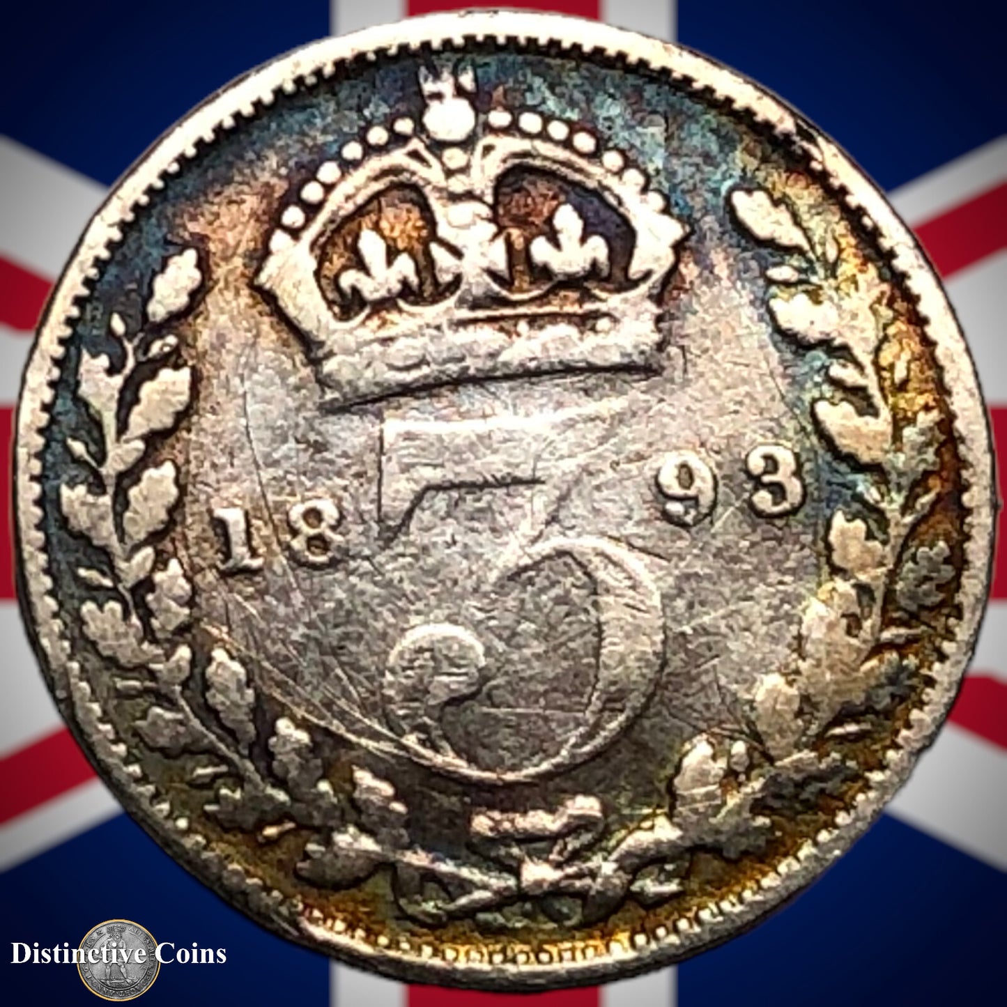 Great Britain 1893 Three Pence GB2004