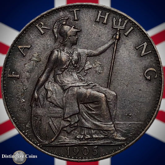 Great Britain 1905 Farthing 1/4d GB4578