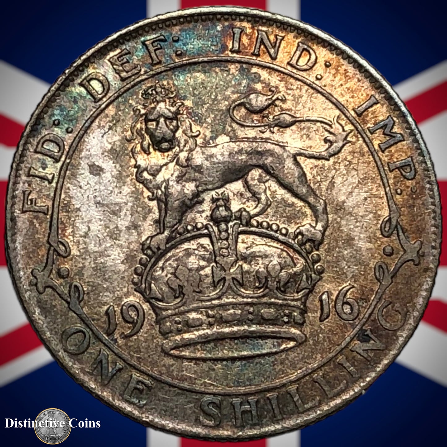 Great Britain 1916 One Shilling GB0966
