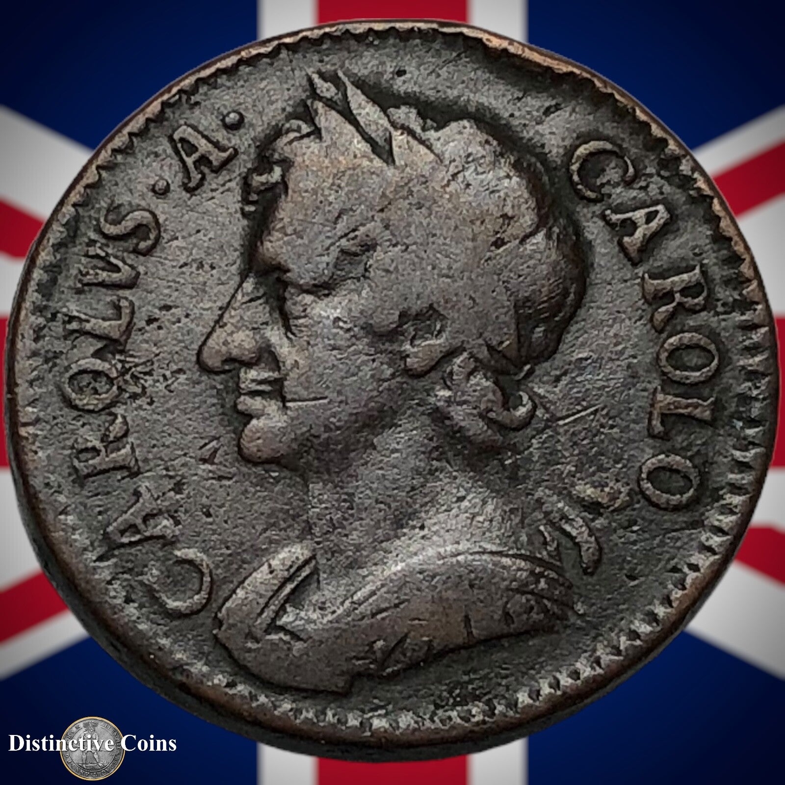 Great Britain 1672 Farthing 1/4d GB3140