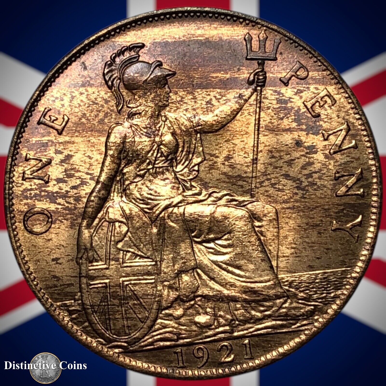 Great Britain 1921 Penny 1d GB6990