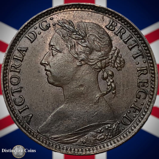 Great Britain 1885 Farthing 1/4d GB4173