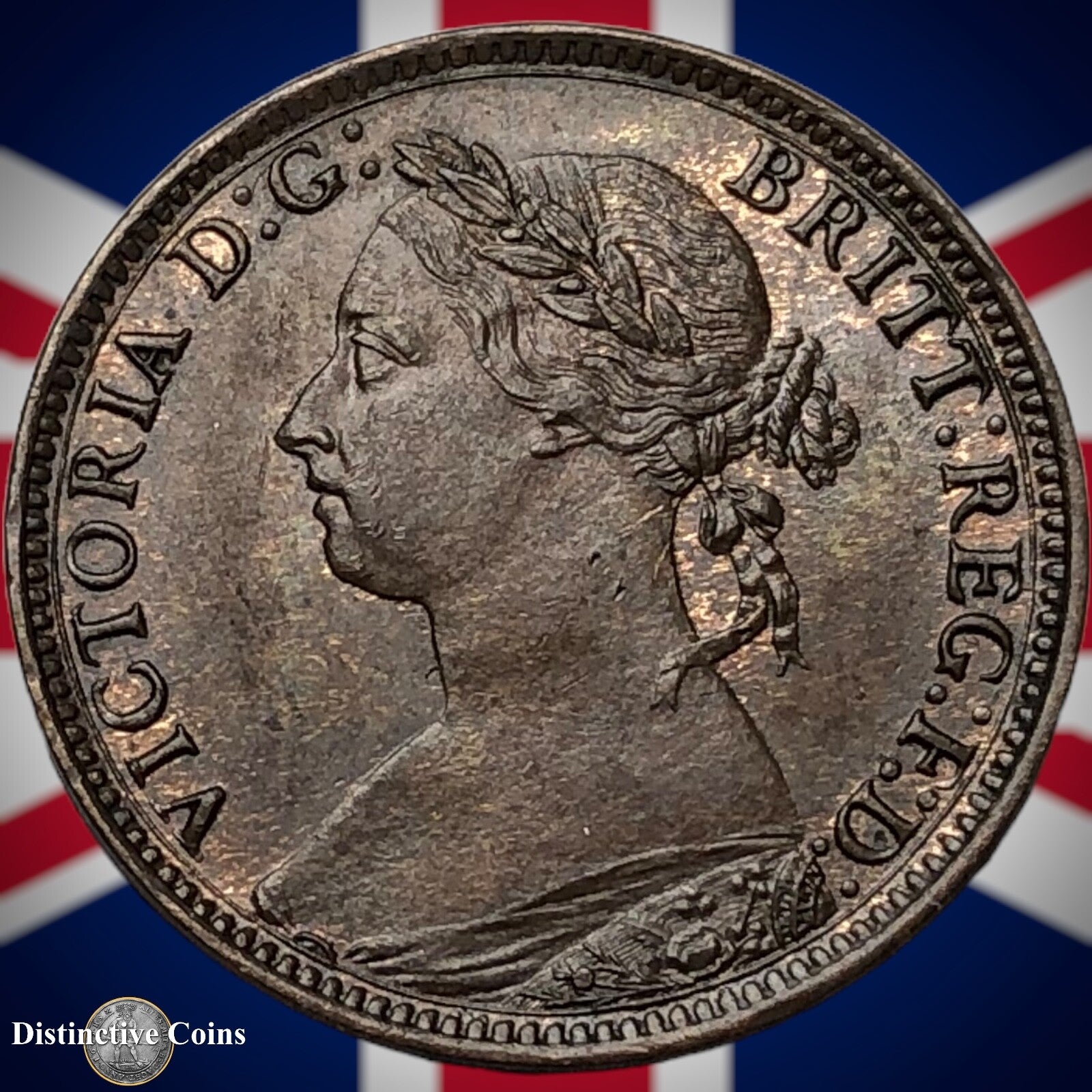 Great Britain 1885 Farthing 1/4d GB4170