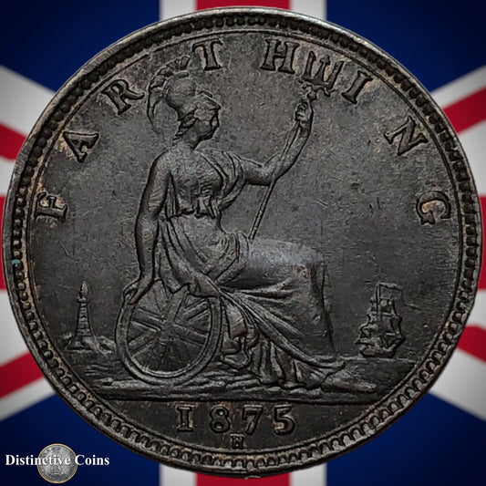 Great Britain 1875 H Farthing 1/4d GB3757