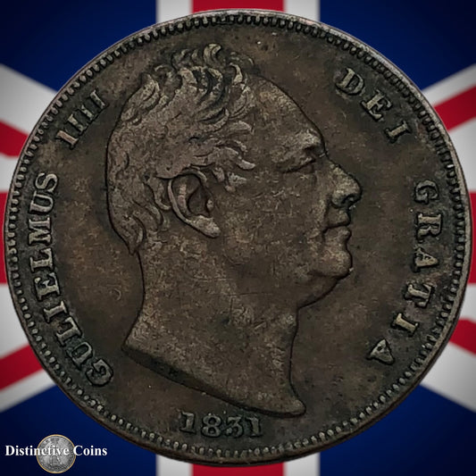 Great Britain 1831 Farthing 1/4d GB3348