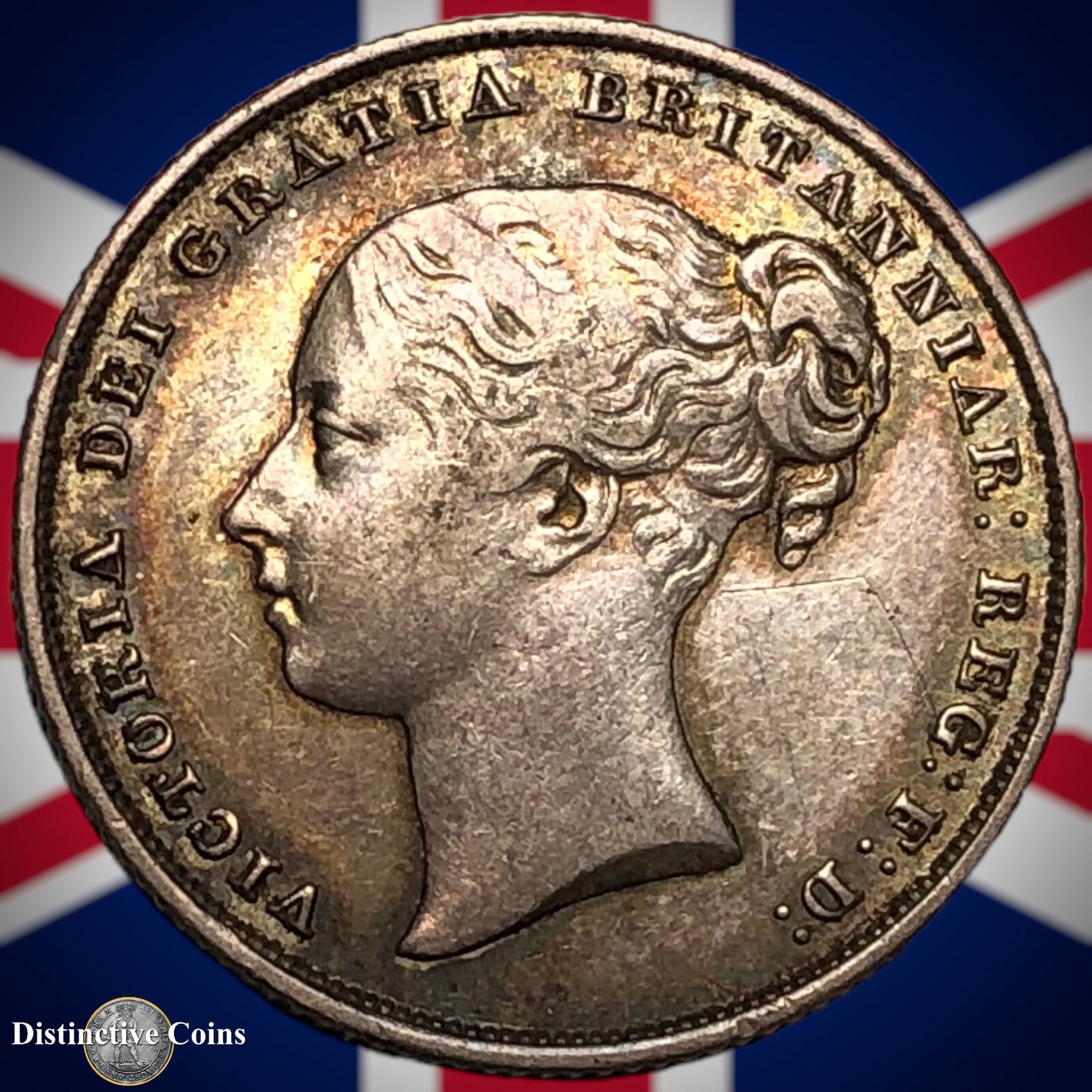 Great Britain 1858 British One Shilling GB0237
