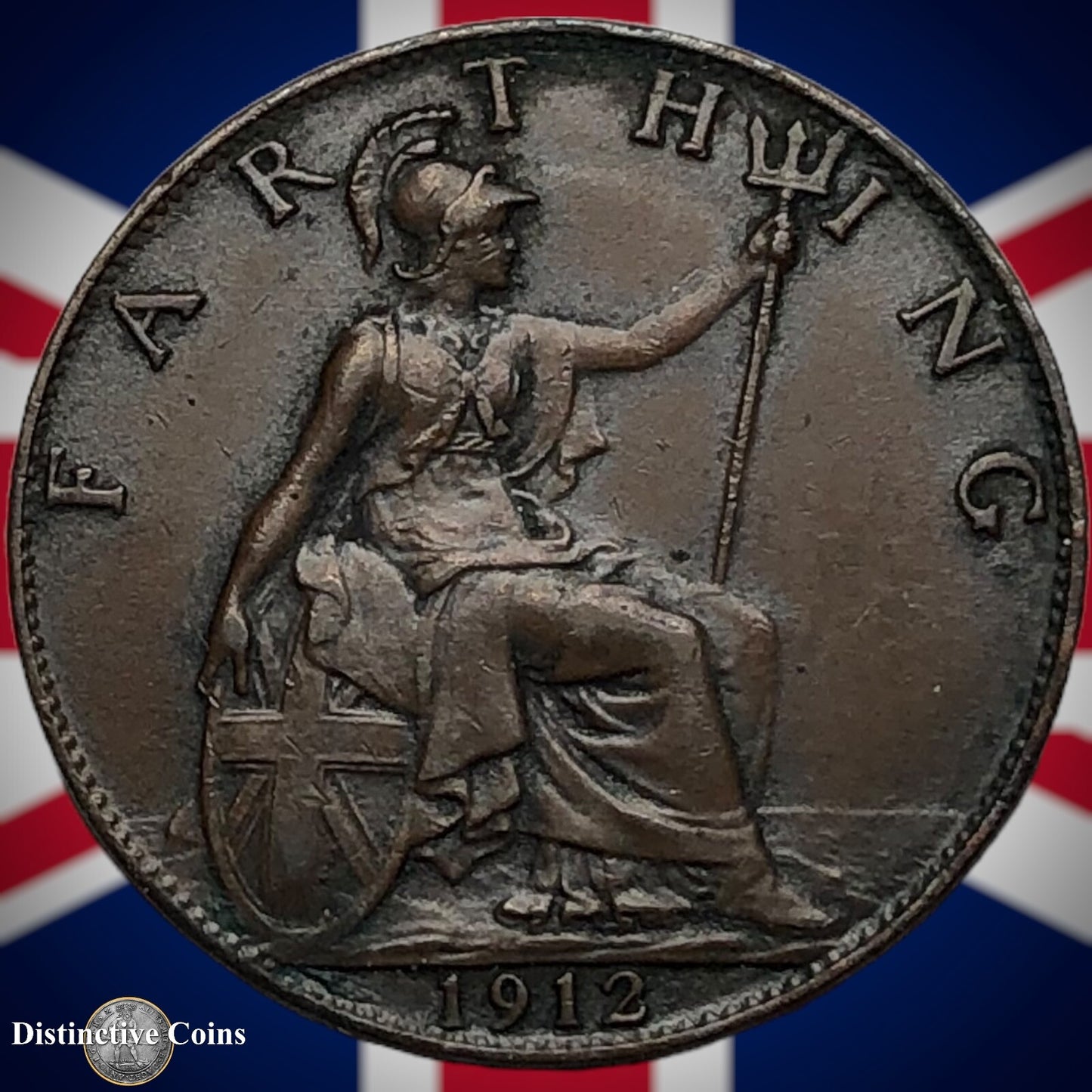 Great Britain 1912 Farthing 1/4d GB4648