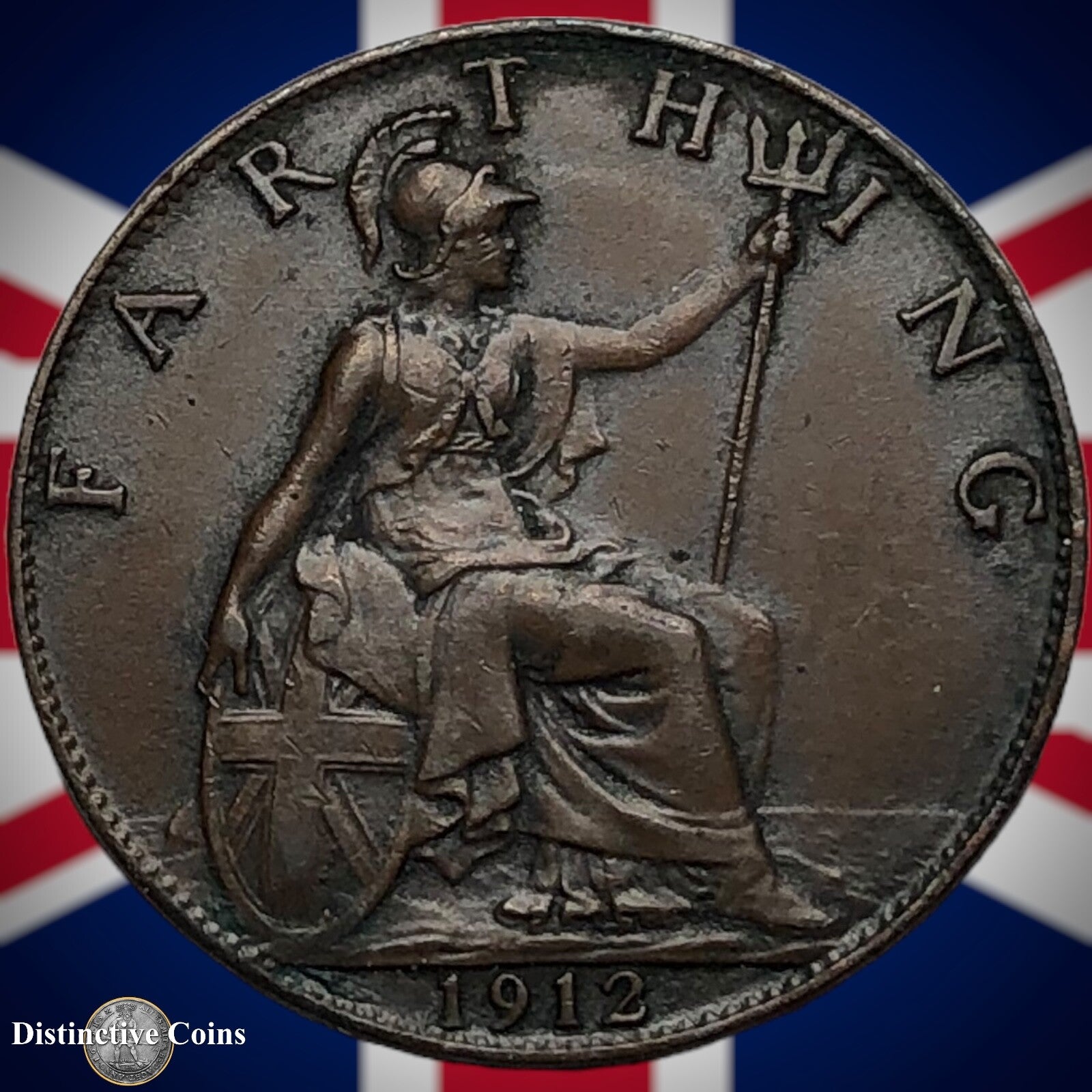 Great Britain 1912 Farthing 1/4d GB4648