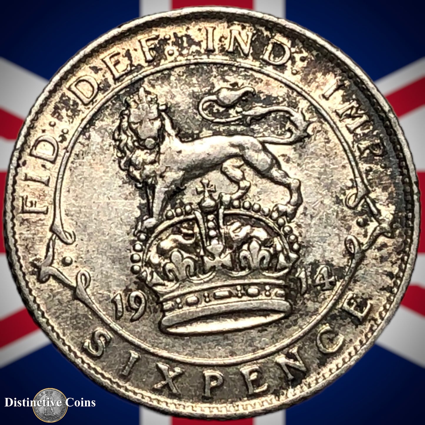 Great Britain 1914 Six Pence GB1576