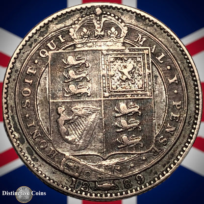 Great Britain 1889 British One Shilling GB0553