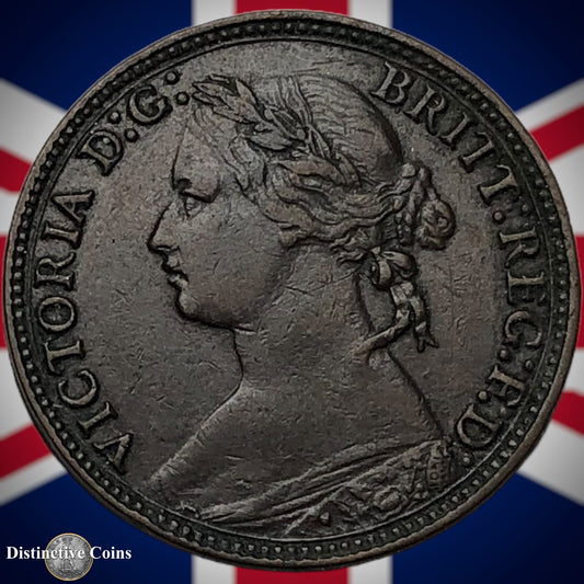 Great Britain 1874 H Farthing 1/4d GB3723