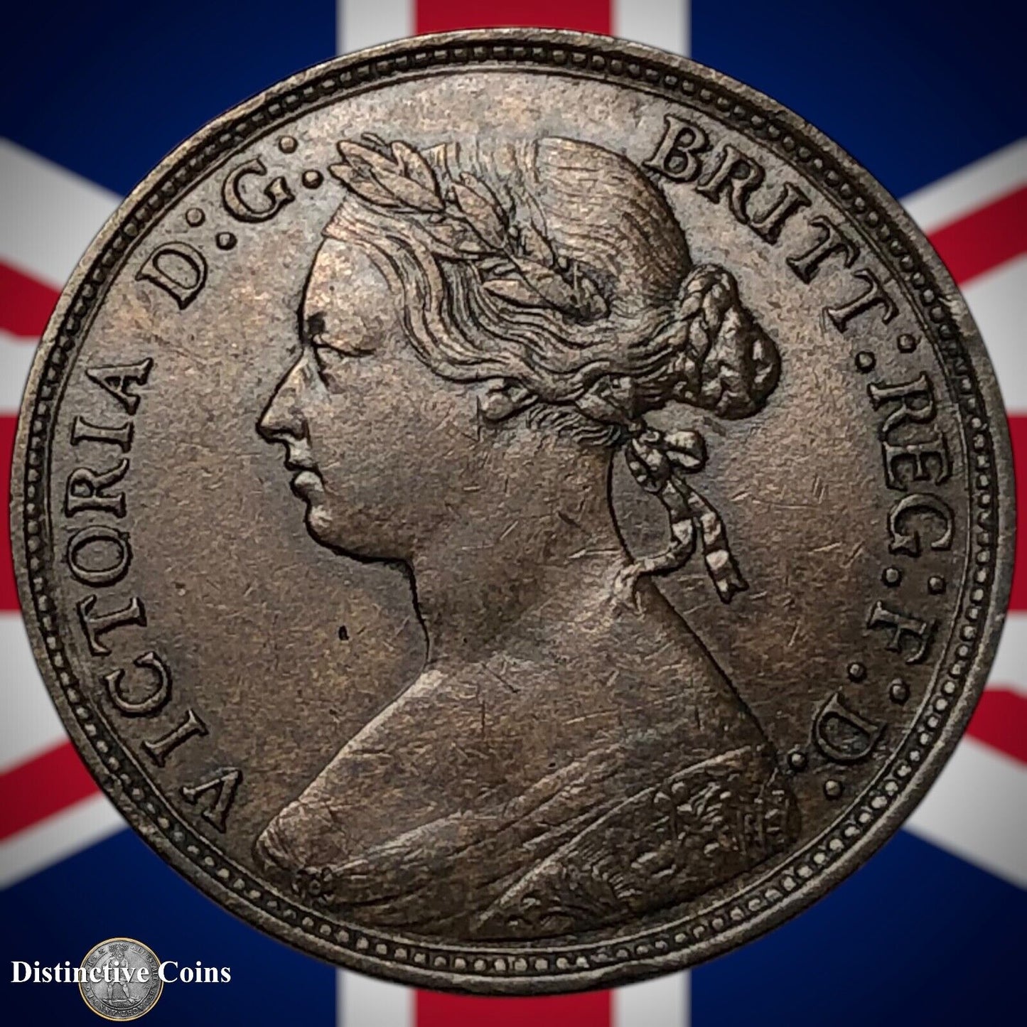 Great Britain 1877 Half Penny 1/2d GB5539