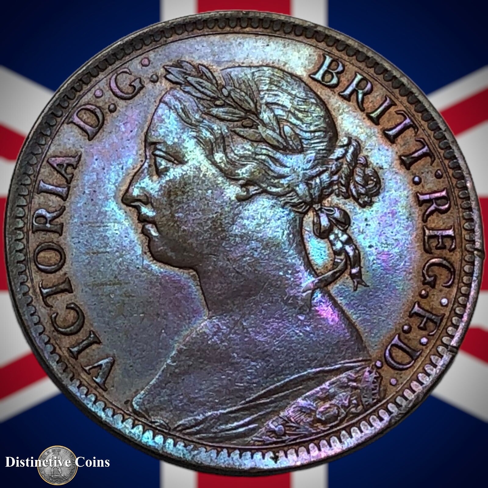 Great Britain 1888 Farthing 1/4d GB4265
