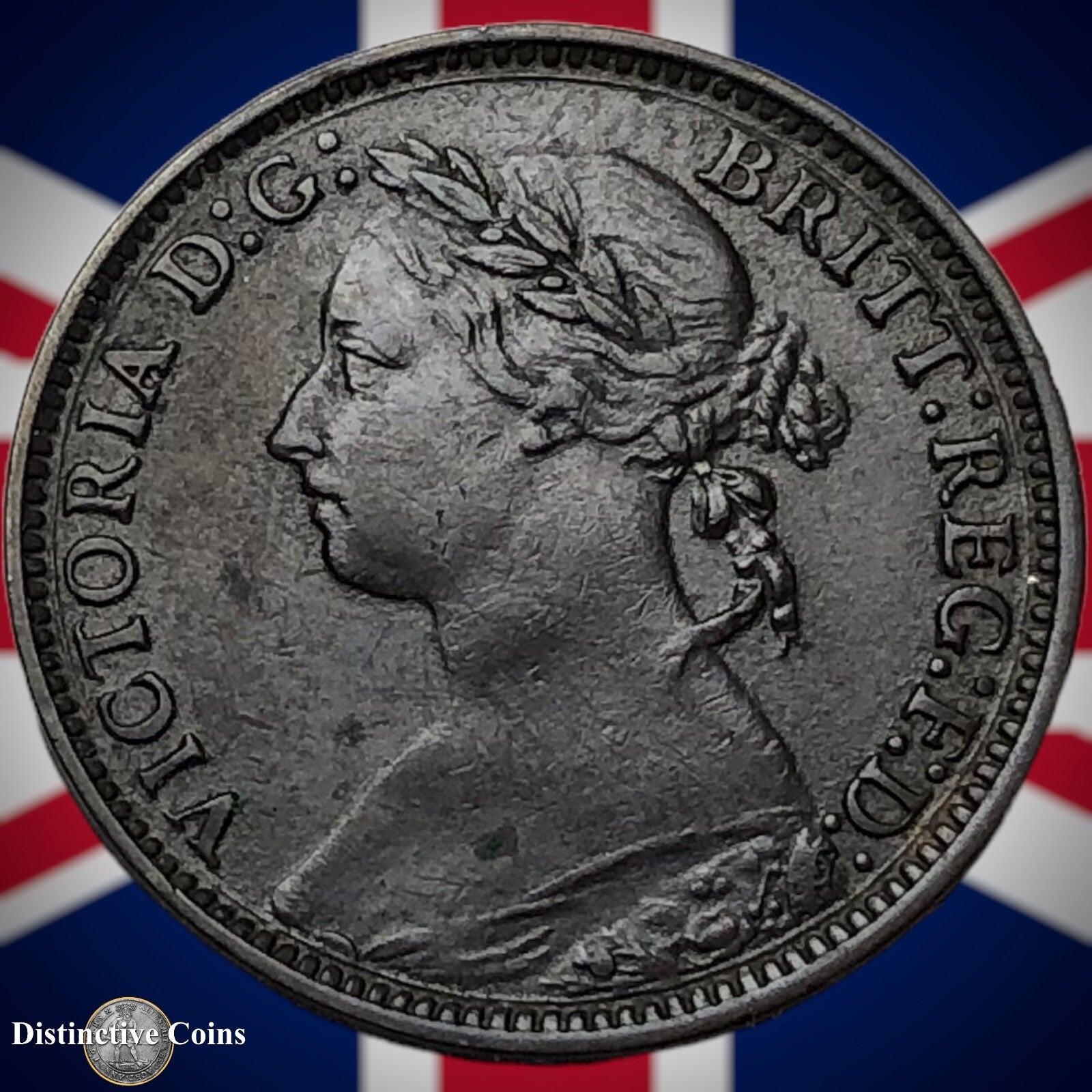 Great Britain 1881 H Farthing 1/4d GB4019