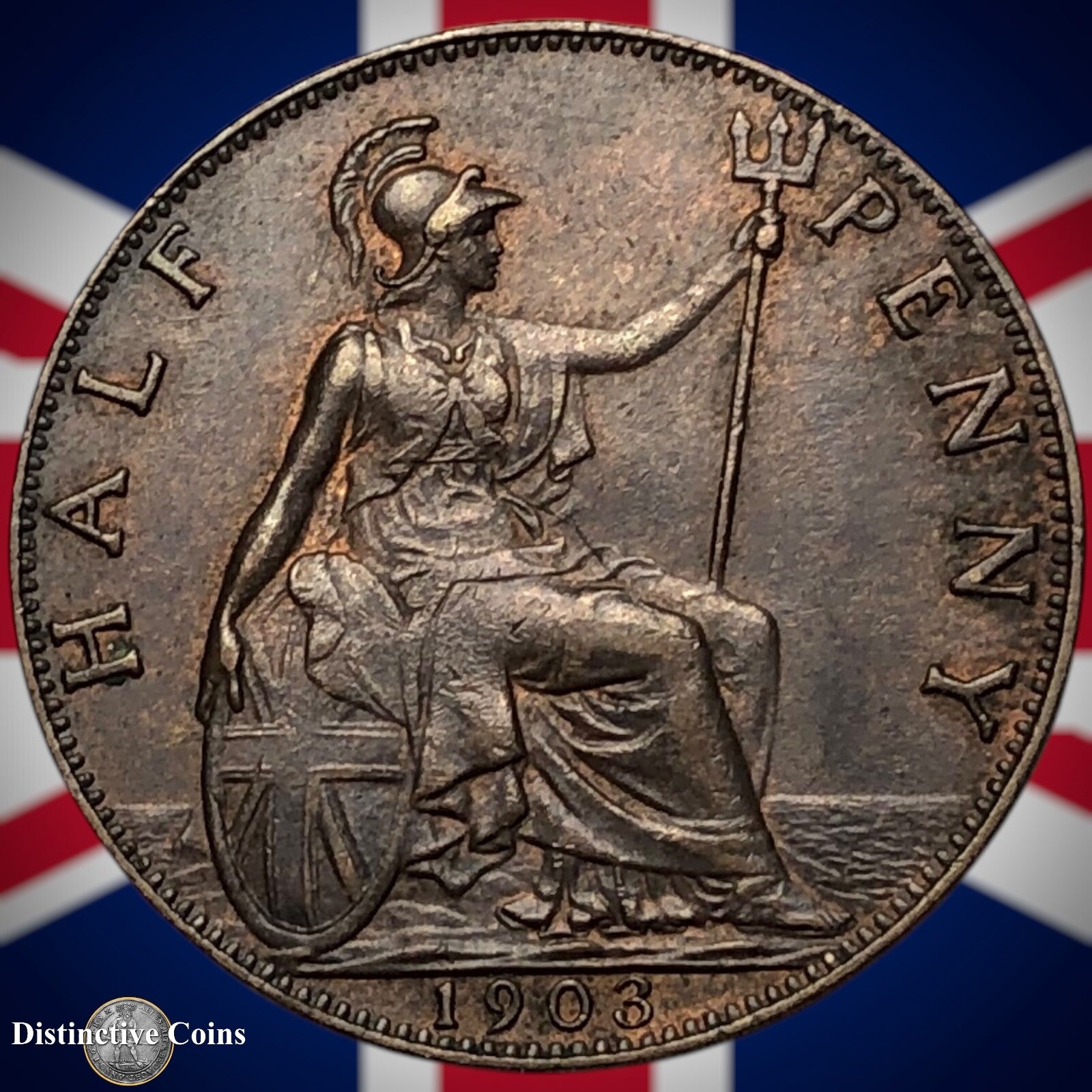 Great Britain 1903 Half Penny 1/2d GB5795