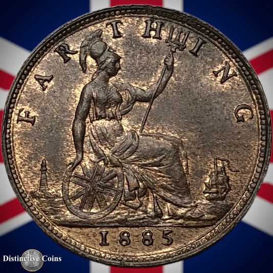 Great Britain 1885 Farthing 1/4d GB4170